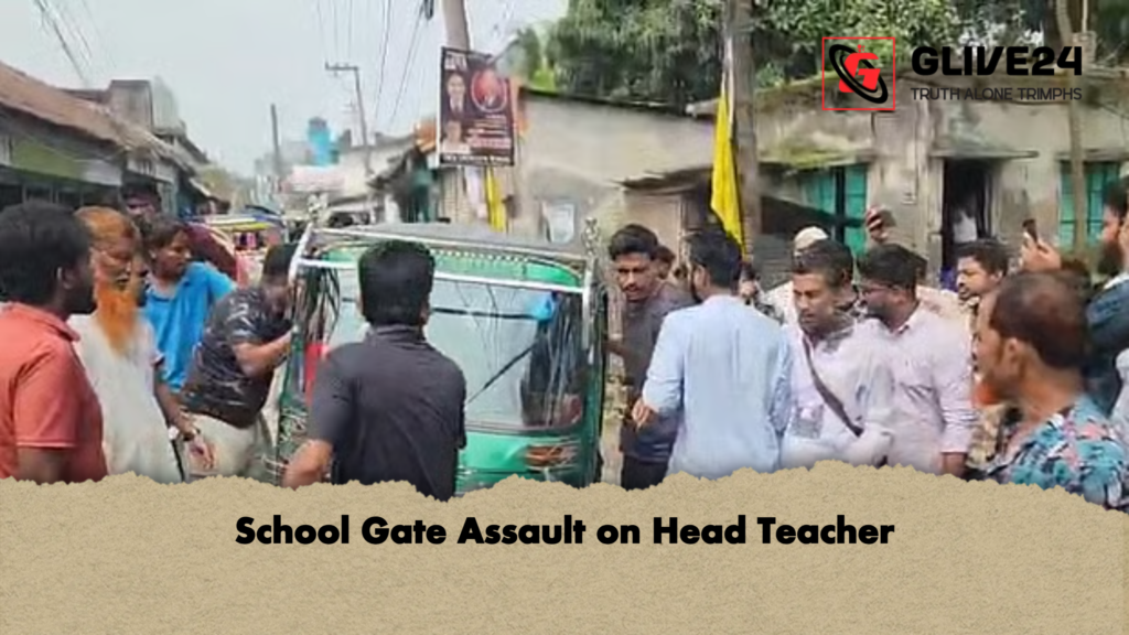 School Gate Assault on Head Teacher School Gate Assault on Head Teacher