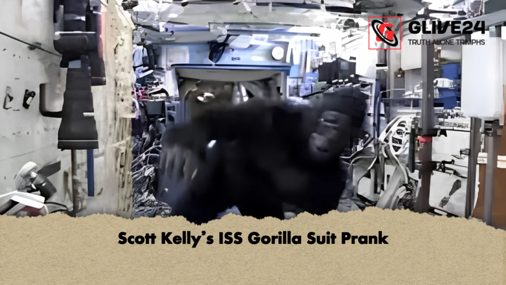 Scott Kellys ISS Gorilla Suit Prank Scott Kelly’s ISS Gorilla Suit Prank