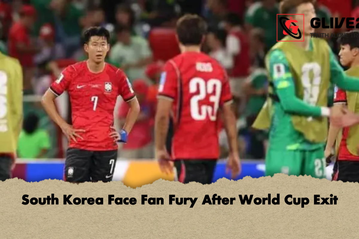 South Korea Face Fan Fury After World Cup Exit