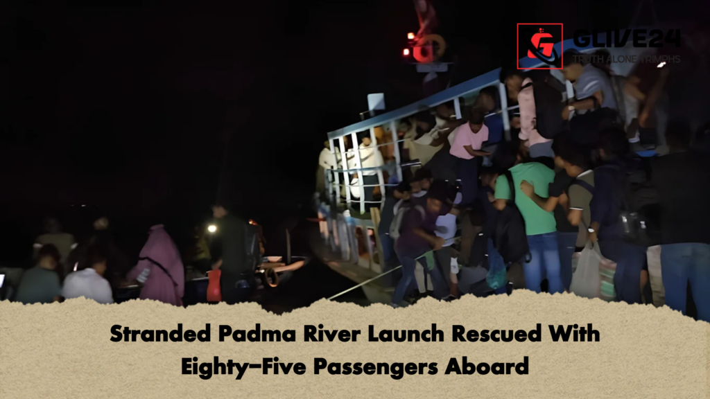 Stranded Padma River Launch Rescued With Eighty Five Passengers Aboard 2 Stranded Padma River Launch Rescued With Eighty-Five Passengers Aboard