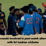 Suryavanshi involved in post match altercation with Sri Lankan cricketer Suryavanshi involved in post match altercation with Sri Lankan cricketer