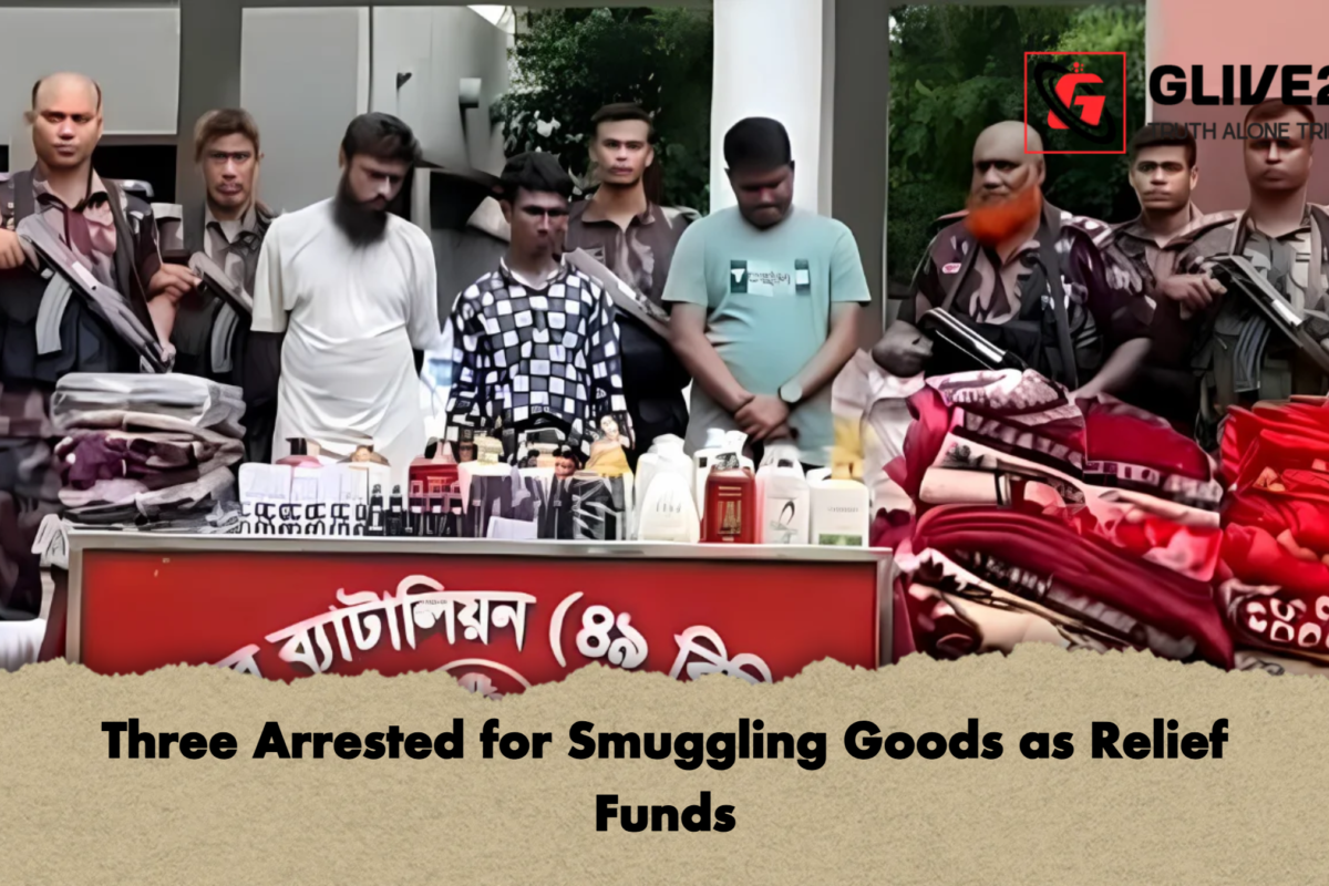 Three Arrested for Smuggling Goods as Relief Funds