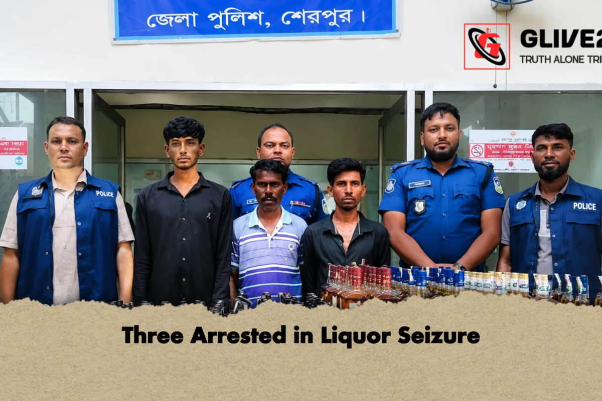Three Arrested in Liquor Seizure