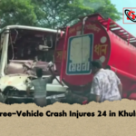 Three Vehicle Crash Injures 24 in Khulna Three-Vehicle Crash Injures 24 in Khulna