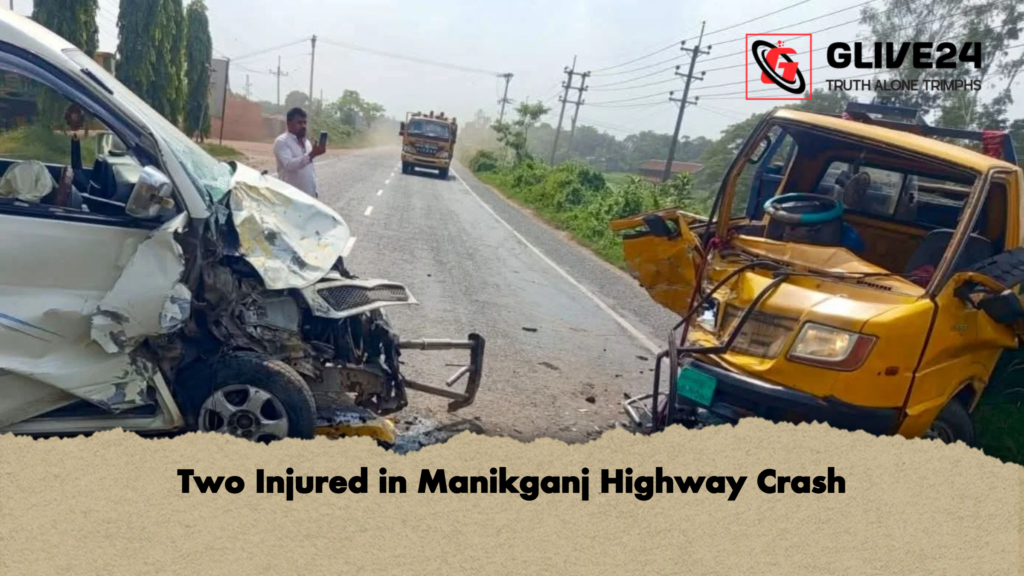 Two Injured in Manikganj Highway Crash Two Injured in Manikganj Highway Crash