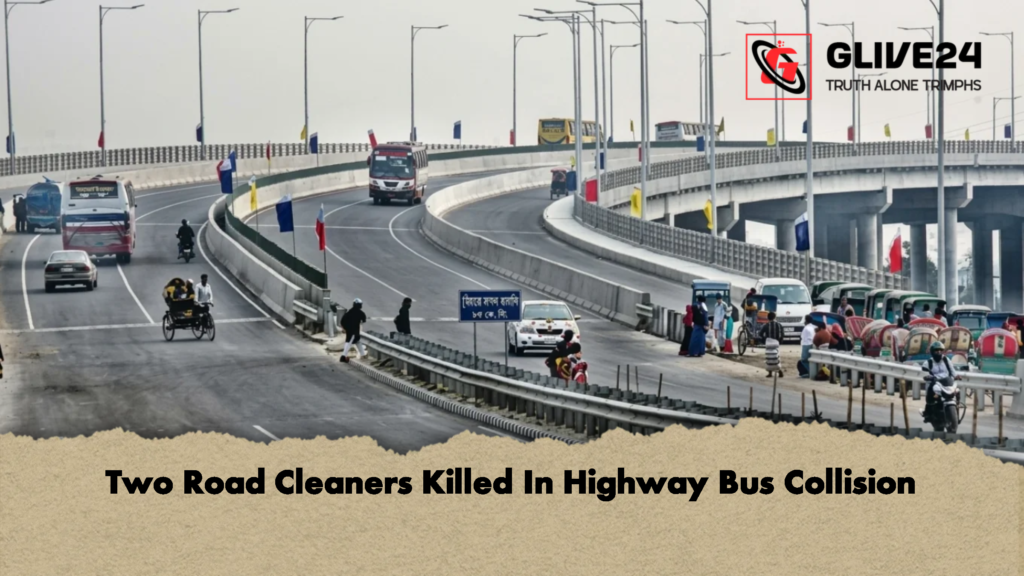 Two Road Cleaners Killed In Highway Bus Collision 2 Two Road Cleaners Killed In Highway Bus Collision