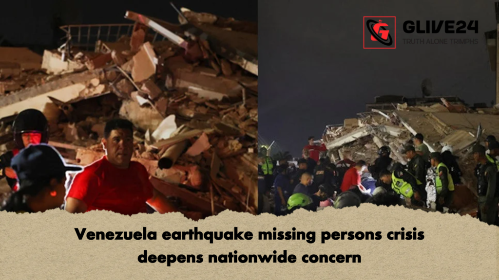 Venezuela earthquake missing persons crisis deepens nationwide concern Venezuela earthquake missing persons crisis deepens nationwide concern
