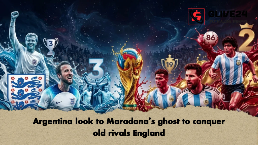 Argentina look to Maradonas ghost to conquer old rivals England 1 Argentina look to Maradona's ghost to conquer old rivals England