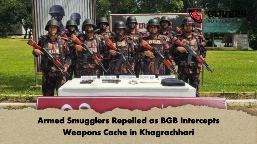 Armed Smugglers Repelled as BGB Intercepts Weapons Cache in Khagrachhari