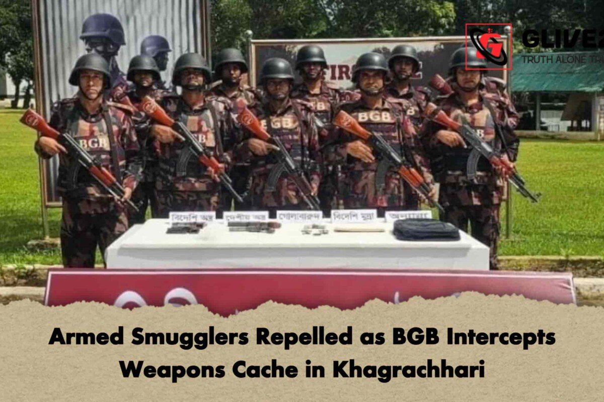 Armed Smugglers Repelled as BGB Intercepts Weapons Cache in Khagrachhari