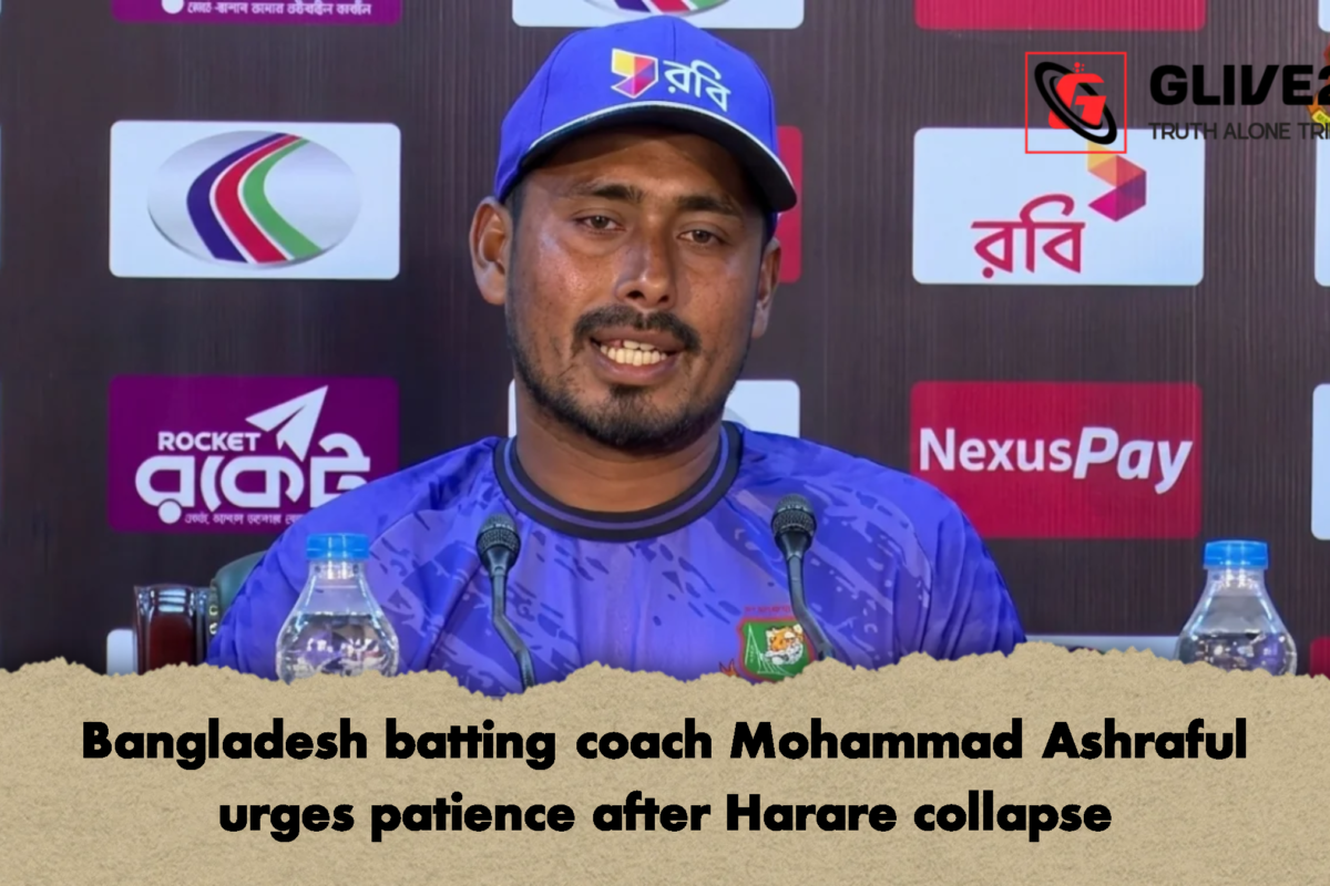Bangladesh batting coach Mohammad Ashraful urges patience after Harare collapse