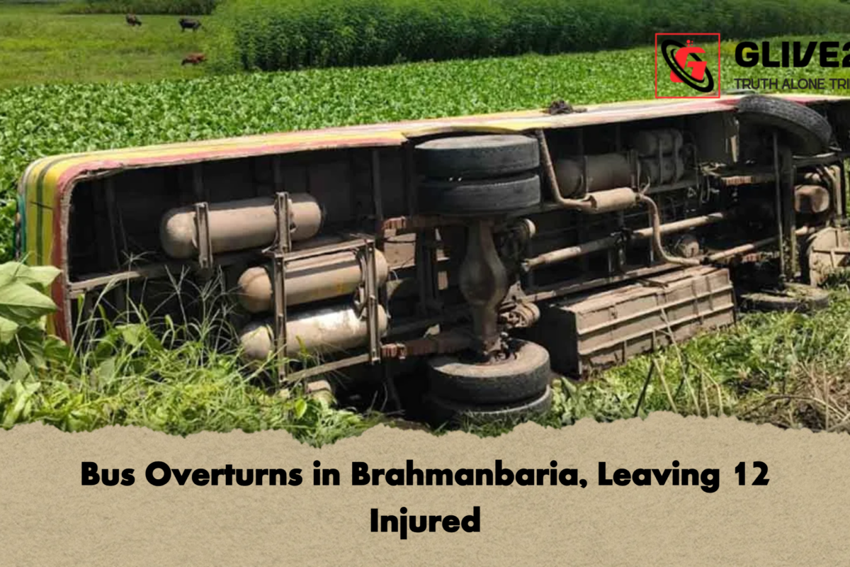 Bus Overturns in Brahmanbaria, Leaving 12 Injured