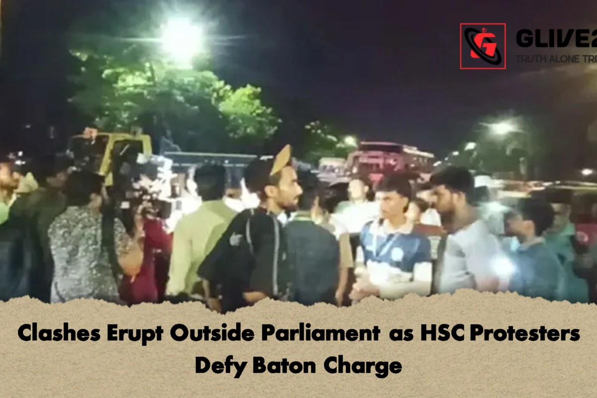 Clashes Erupt Outside Parliament as HSC Protesters Defy Baton Charge