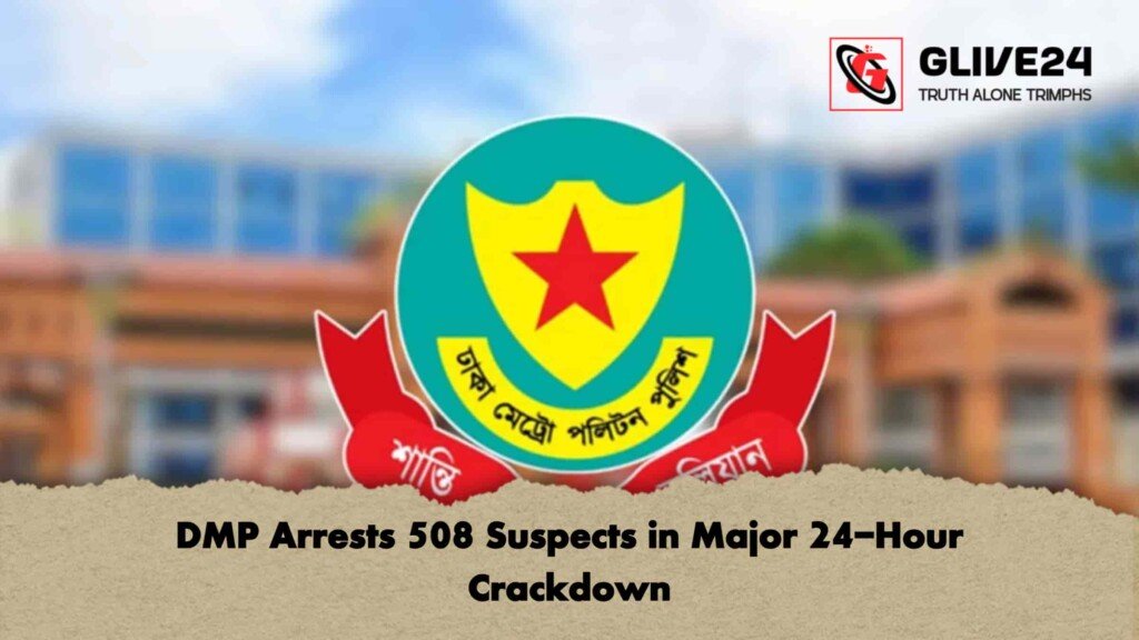 DMP Arrests 508 Suspects in Major 24-Hour Crackdown