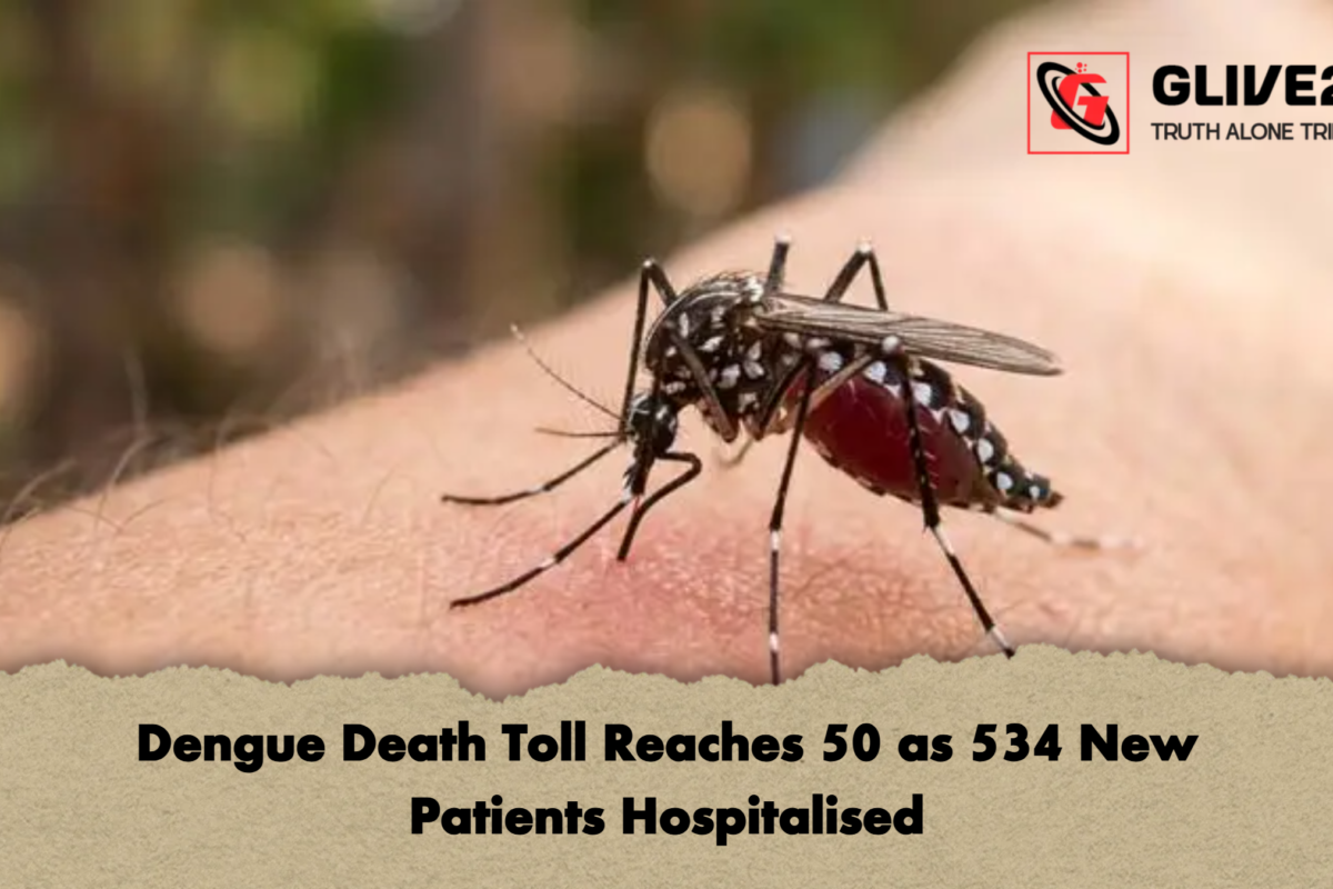 Dengue Death Toll Reaches 50 as 534 New Patients Hospitalised