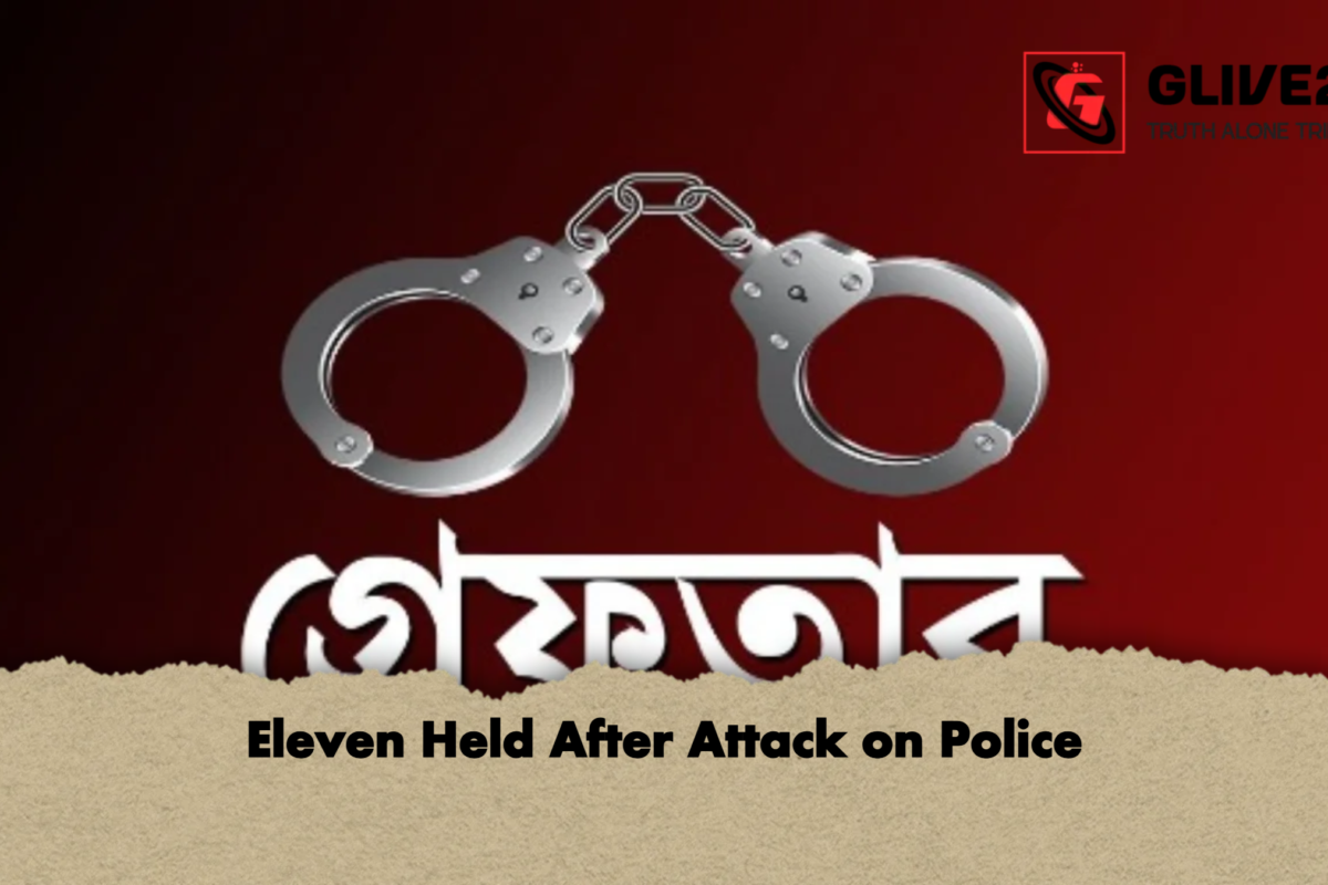 Eleven Held After Attack on Police