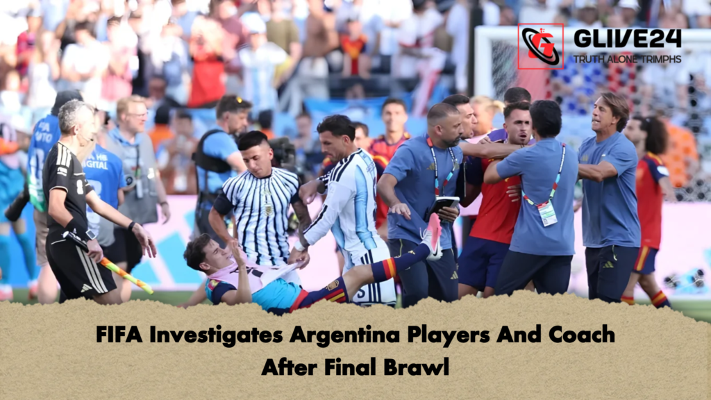FIFA Investigates Argentina Players And Coach After Final Brawl 2 FIFA Investigates Argentina Players And Coach After Final Brawl