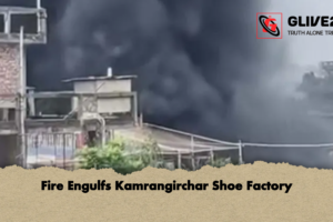 Fire Engulfs Kamrangirchar Shoe Factory
