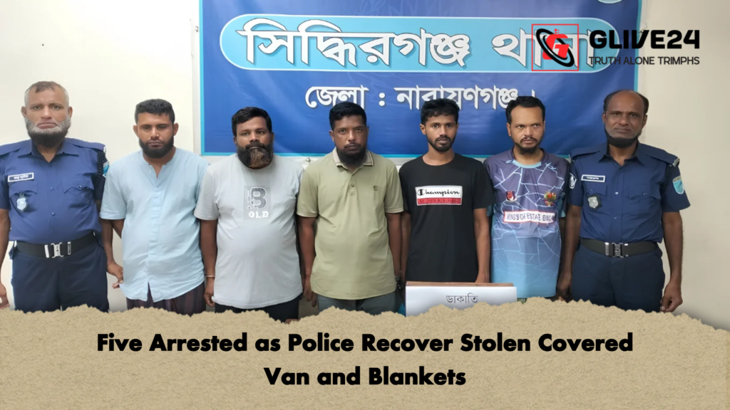 Five Arrested as Police Recover Stolen Covered Van and Blankets 2 Five Arrested as Police Recover Stolen Covered Van and Blankets