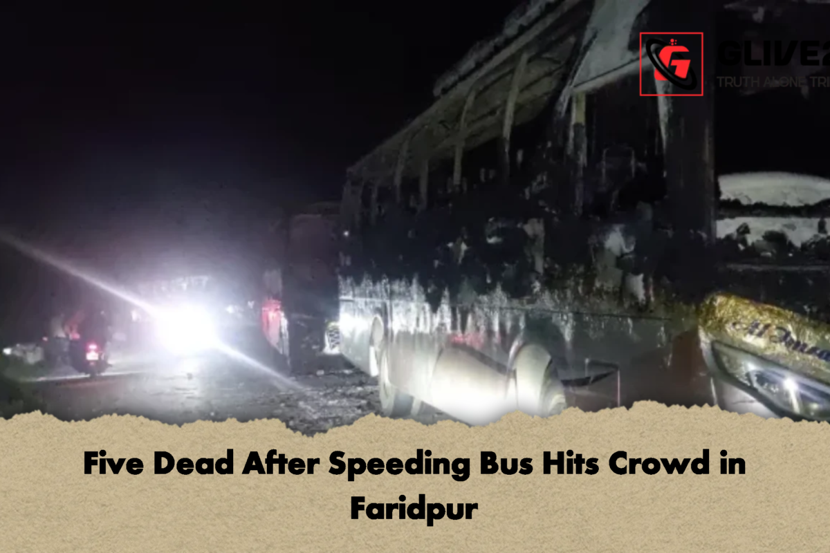 Five Dead After Speeding Bus Hits Crowd in Faridpur