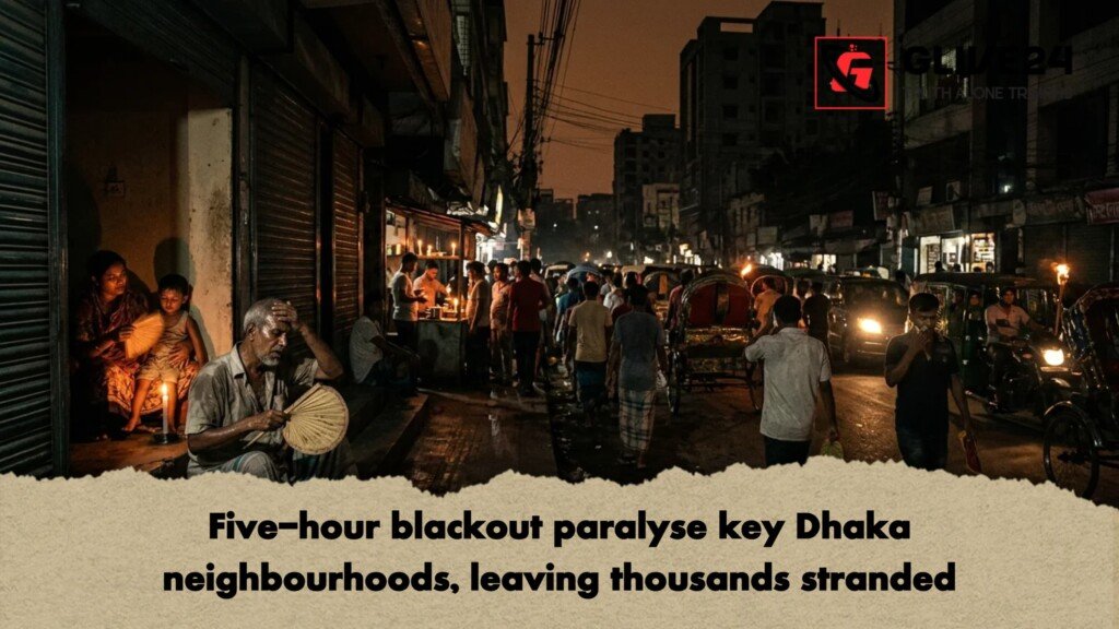 Five hour blackout paralyse key Dhaka neighbourhoods leaving thousands stranded Five-hour blackout paralyse key Dhaka neighbourhoods, leaving thousands stranded