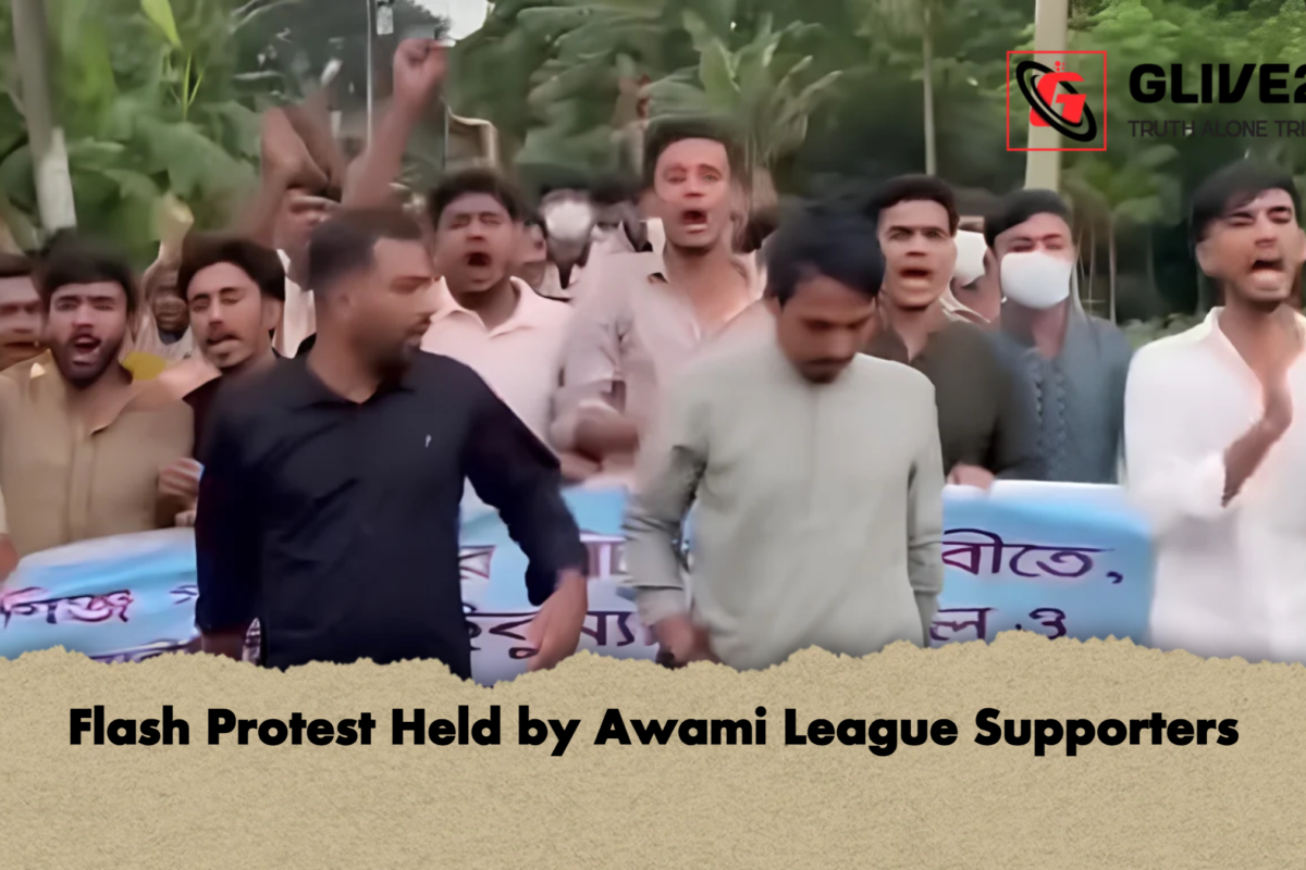 Flash Protest Held by Awami League Supporters