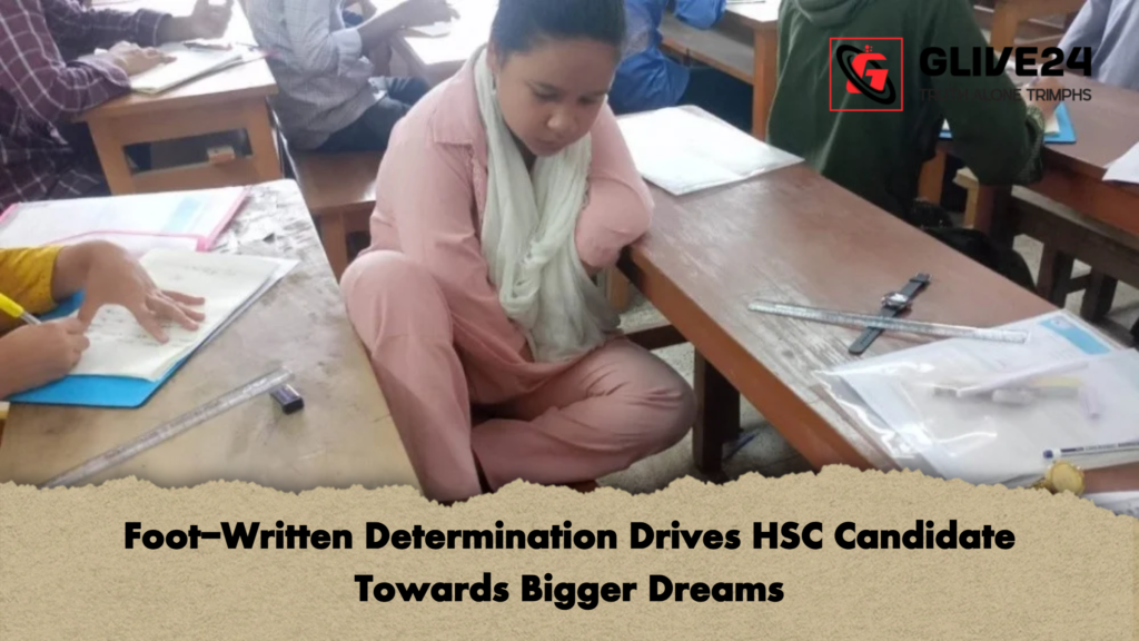 Foot Written Determination Drives HSC Candidate Towards Bigger Dreams Foot-Written Determination Drives HSC Candidate Towards Bigger Dreams