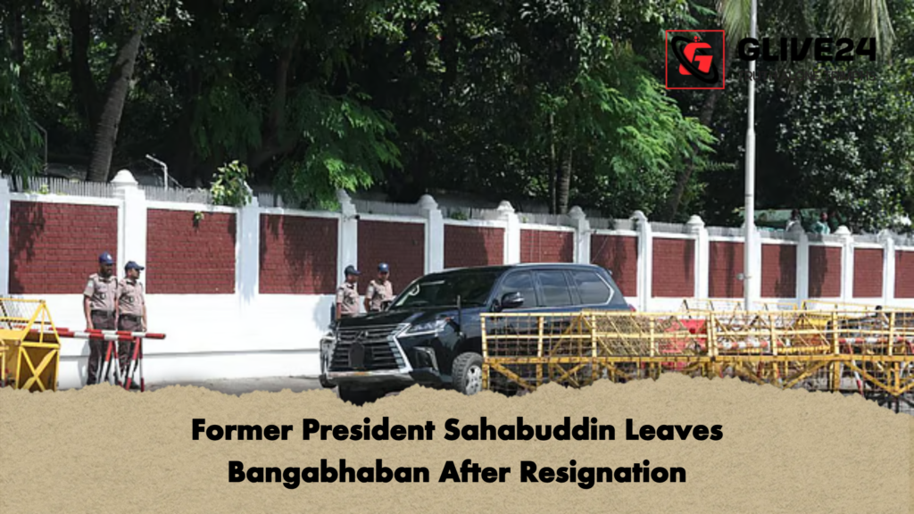 Former President Sahabuddin Leaves Bangabhaban After Resignation Former President Sahabuddin Leaves Bangabhaban After Resignation