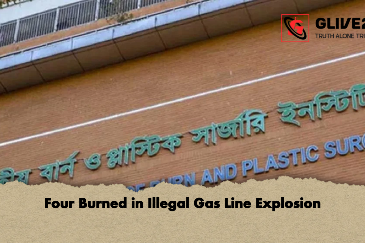 Four Burned in Illegal Gas Line Explosion