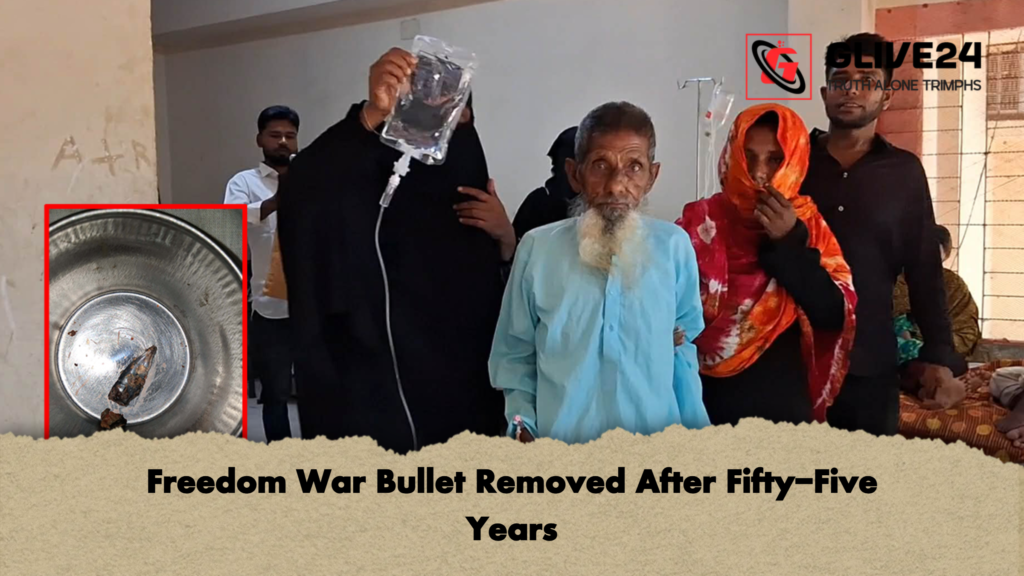 Freedom War Bullet Removed After Fifty Five Years Freedom War Bullet Removed After Fifty-Five Years