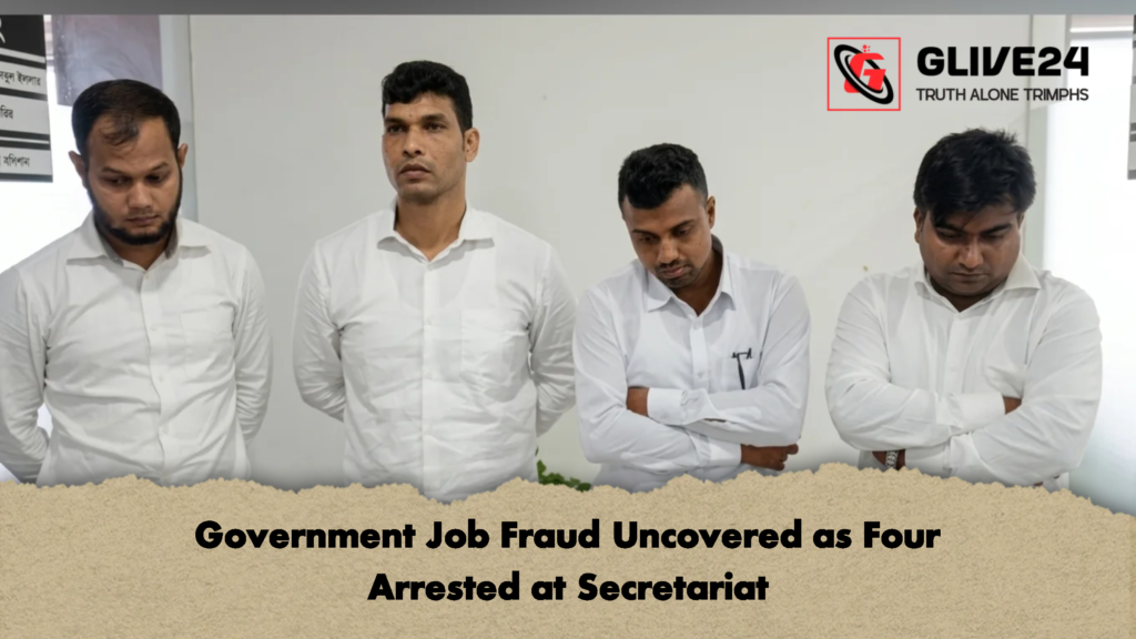 Government Job Fraud Uncovered as Four Arrested at Secretariat 2 Government Job Fraud Uncovered as Four Arrested at Secretariat