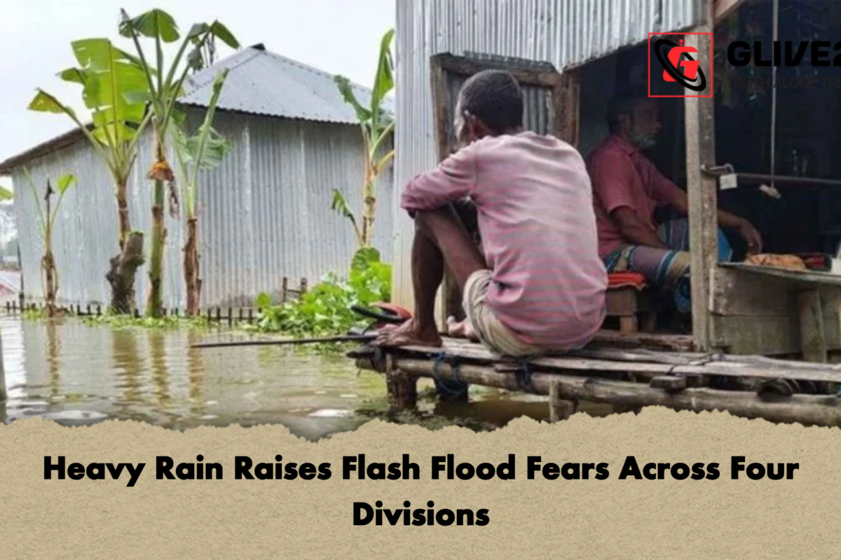 Heavy Rain Raises Flash Flood Fears Across Four Divisions