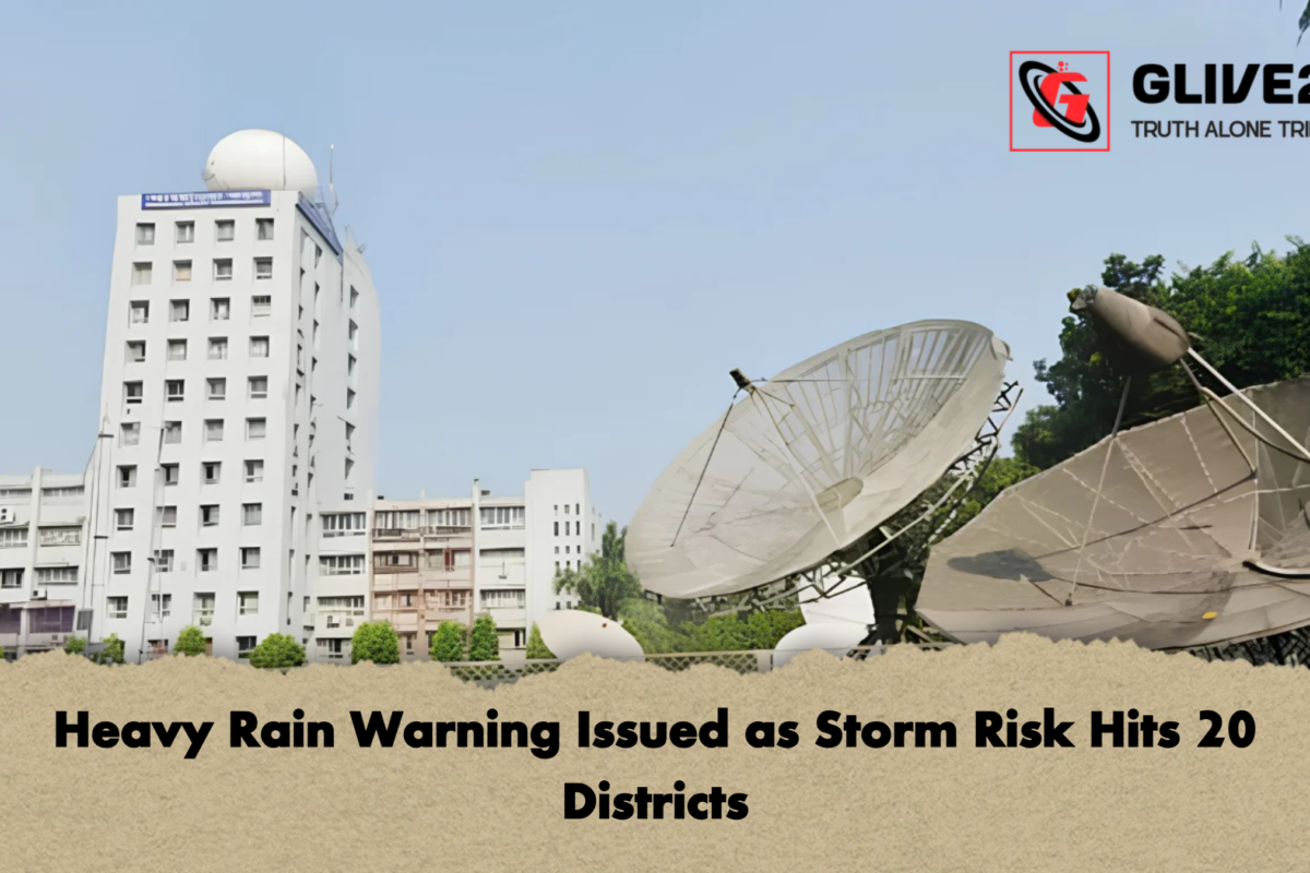 Heavy Rain Warning Issued as Storm Risk Hits 20 Districts