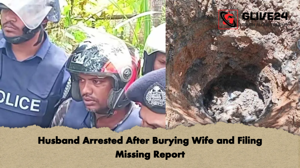 Husband Arrested After Burying Wife and Filing Missing Report Husband Arrested After Burying Wife and Filing Missing Report