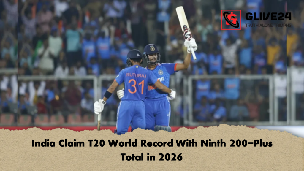 India Claim T20 World Record With Ninth 200 Plus Total in 2026 2 India Claim T20 World Record With Ninth 200-Plus Total in 2026