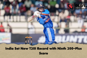 India Set New T20I Record with Ninth 200-Plus Score