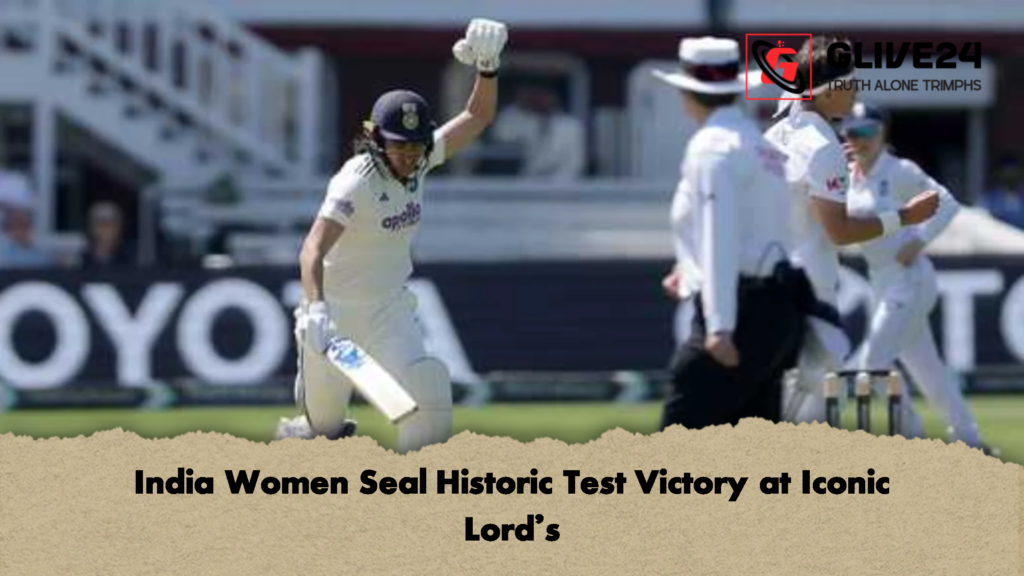 India Women Seal Historic Test Victory at Iconic Lords 4 India Women Seal Historic Test Victory at Iconic Lord's