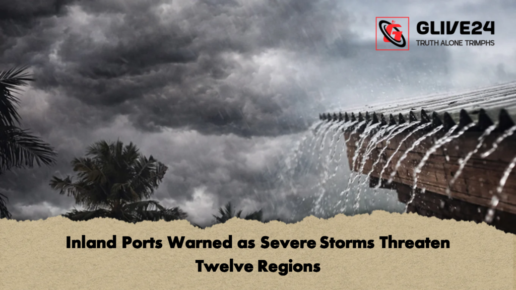 Inland Ports Warned as Severe Storms Threaten Twelve Regions 2 Inland Ports Warned as Severe Storms Threaten Twelve Regions