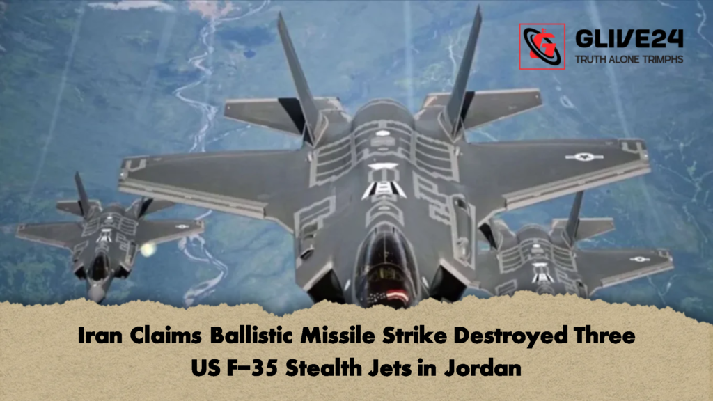 Iran Claims Ballistic Missile Strike Destroyed Three US F-35 Stealth Jets in Jordan Iran Claims Ballistic Missile Strike Destroyed Three US F 35 Stealth Jets in Jordan 2 Iran Claims Ballistic Missile Strike Destroyed Three US F-35 Stealth Jets in Jordan