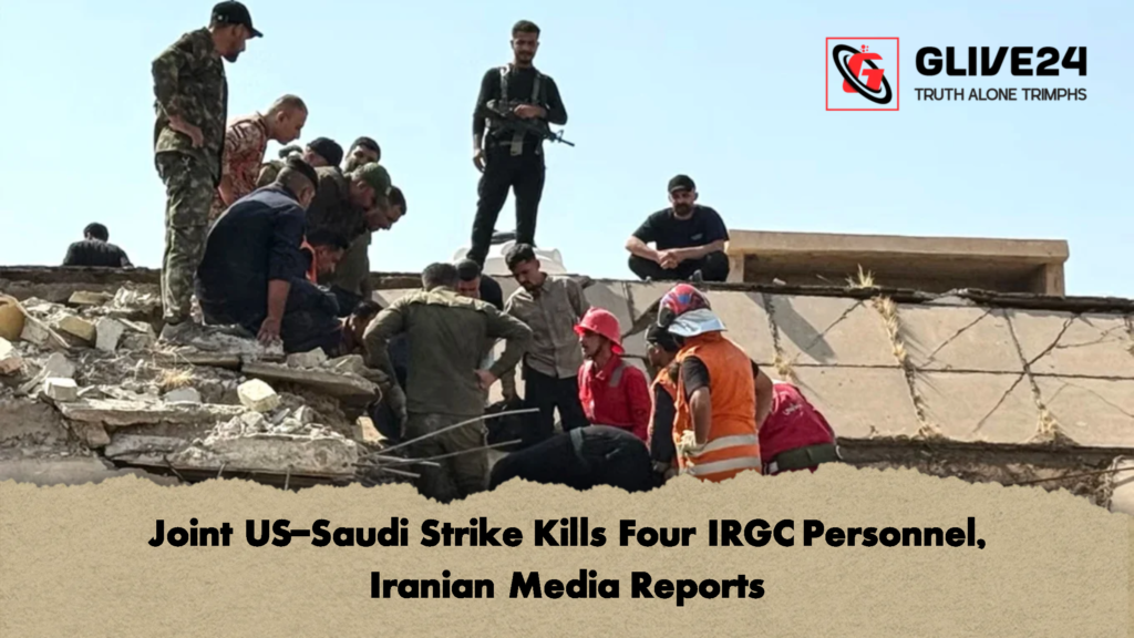 Joint US-Saudi Strike Kills Four IRGC Personnel, Iranian Media Reports Joint US Saudi Strike Kills Four IRGC Personnel Iranian Media Reports 1 Joint US-Saudi Strike Kills Four IRGC Personnel, Iranian Media Reports