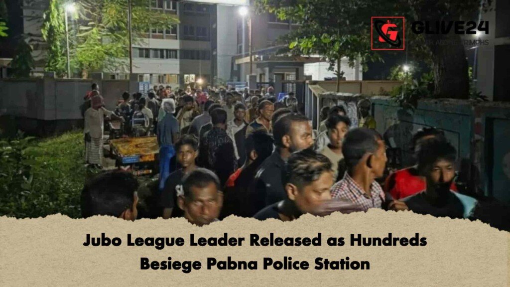 Jubo League Leader Released as Hundreds Besiege Pabna Police Station Jubo League Leader Released as Hundreds Besiege Pabna Police Station