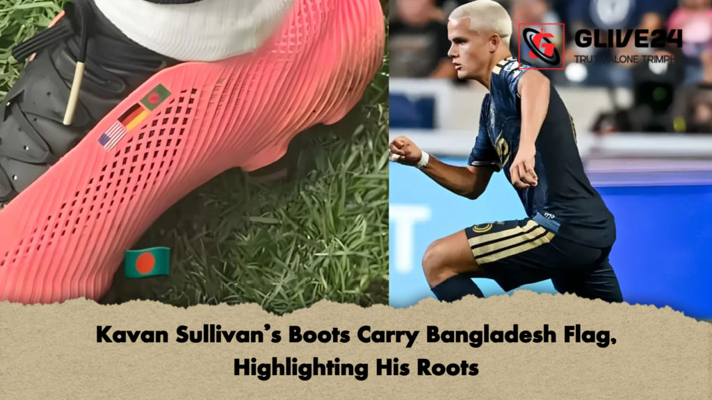Kavan Sullivans Boots Carry Bangladesh Flag Highlighting His Roots 2 Kavan Sullivan’s Boots Carry Bangladesh Flag, Highlighting His Roots