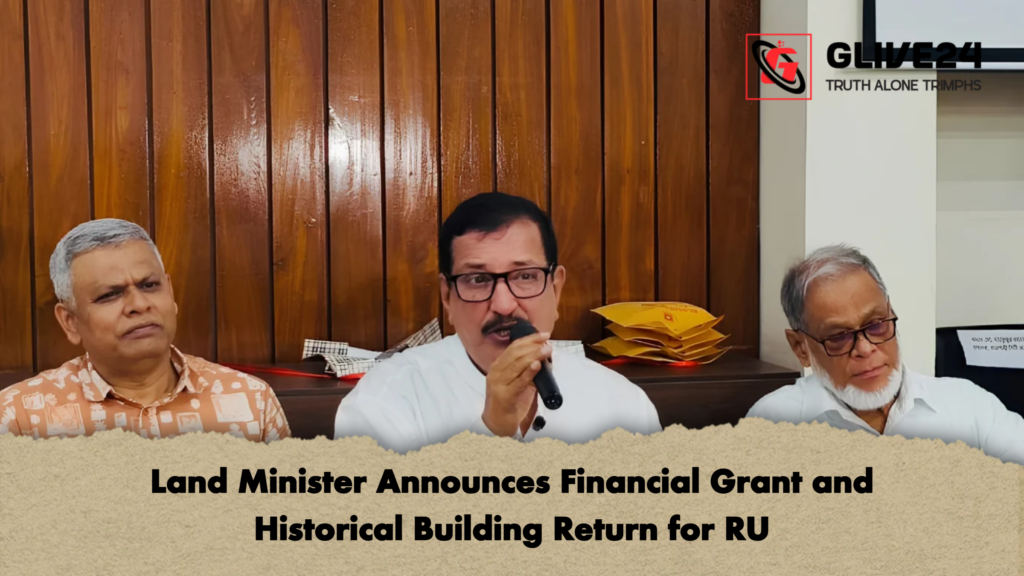 Land Minister Announces Financial Grant and Historical Building Return for RU 8 Land Minister Announces Financial Grant and Historical Building Return for RU 2 Land Minister Announces Financial Grant and Historical Building Return for RU