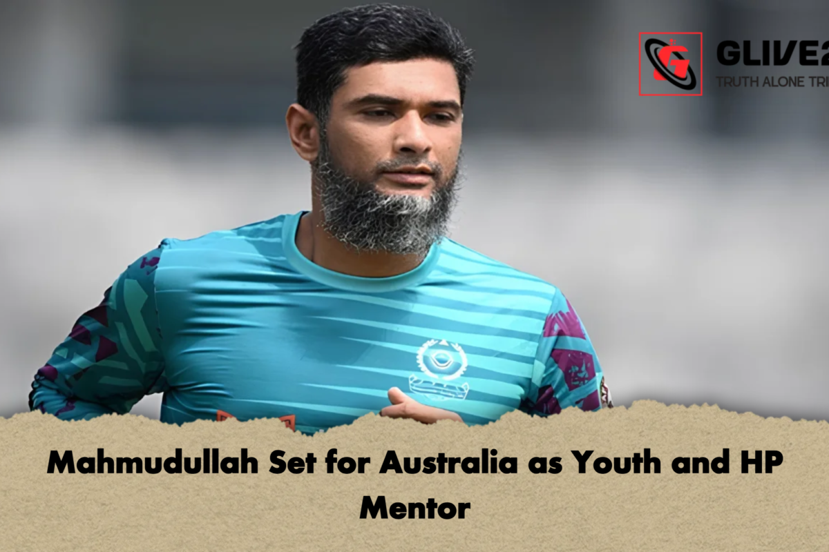 Mahmudullah Set for Australia as Youth and HP Mentor