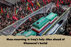 Mass mourning in Iraq’s holy cities ahead of Khamenei’s burial