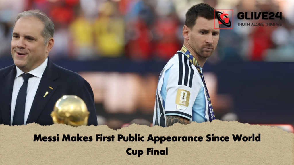 Messi Makes First Public Appearance Since World Cup Final 2 Messi Makes First Public Appearance Since World Cup Final