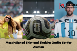 Messi-Signed Shirt and Shakira Outfits Set for Auction