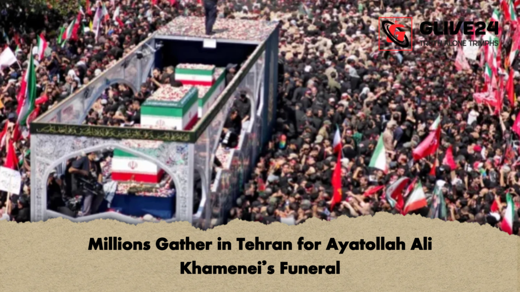 Millions Gather in Tehran for Ayatollah Ali Khameneis Funeral 2 Millions Gather in Tehran for Ayatollah Ali Khamenei’s Funeral