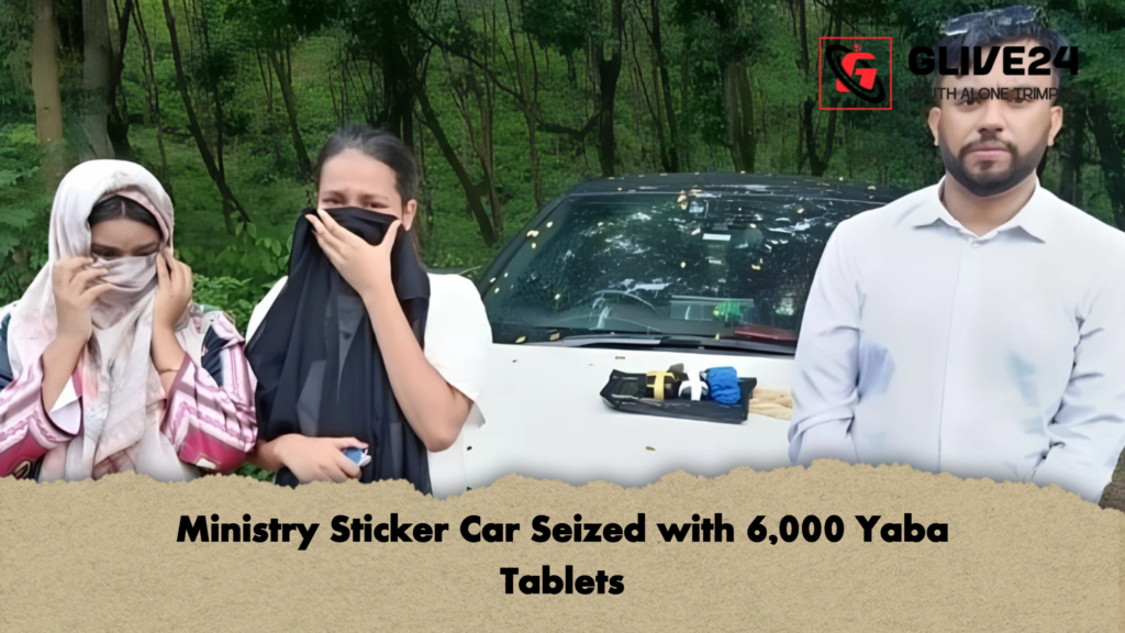 Ministry Sticker Car Seized with 6000 Yaba Tablets 2 Ministry Sticker Car Seized with 6,000 Yaba Tablets