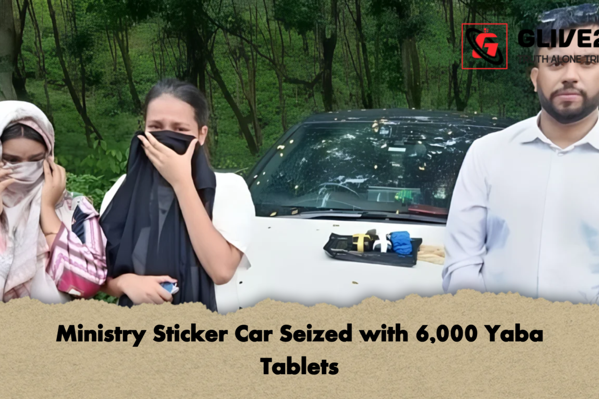 Ministry Sticker Car Seized with 6,000 Yaba Tablets